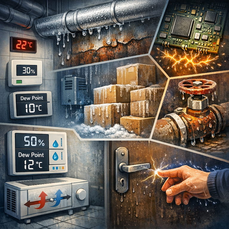 Риски конденсата в серверной